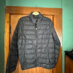 Eddie Bauer Charcoal Puffer Jacket for Men